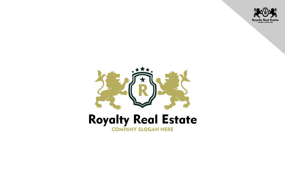 Royalty Real Estate Logo Template 288046 TemplateMonster
