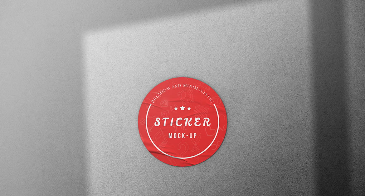 Sticker Mockup PSD Template Vol 02 #288118 - TemplateMonster