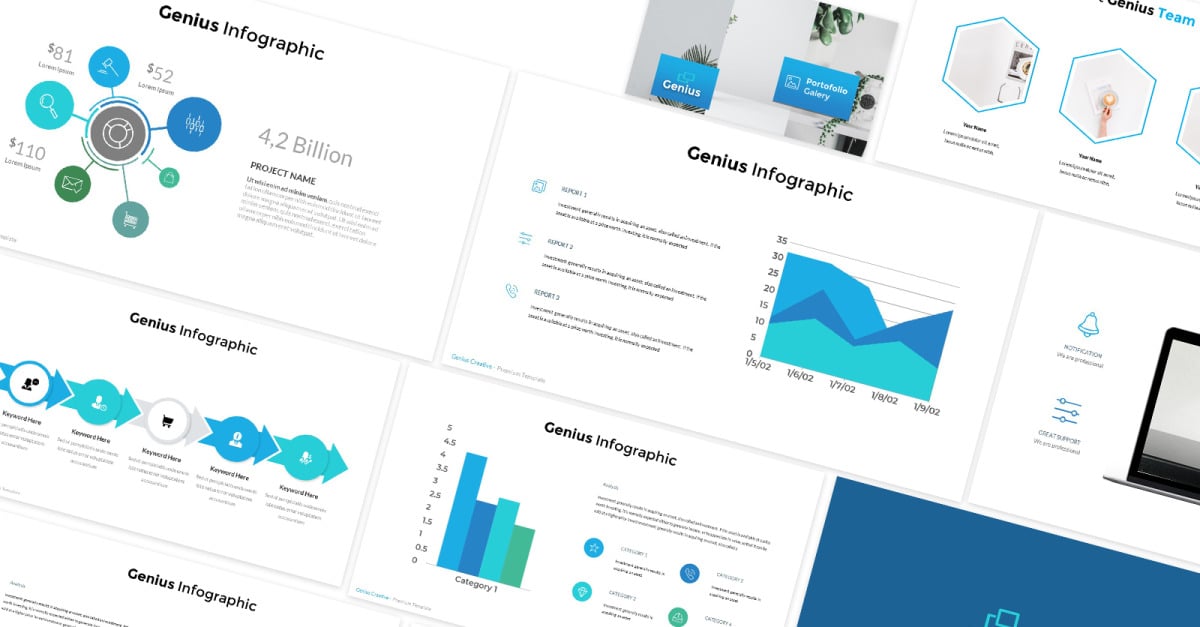 Geniale Kreative Powerpoint-Vorlage #288435 - TemplateMonster