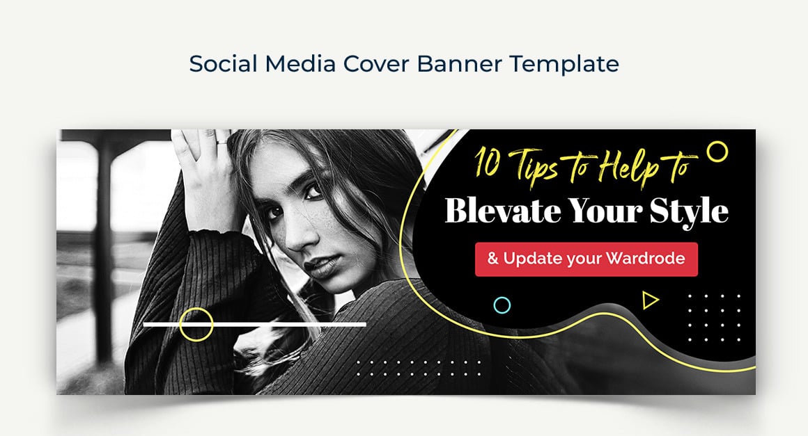 Fashion Facebook Cover Banner Design Template-19