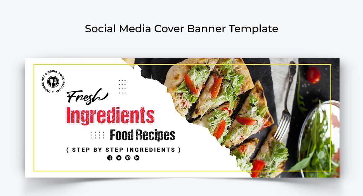Food and Restaurant Facebook Cover Banner Design15