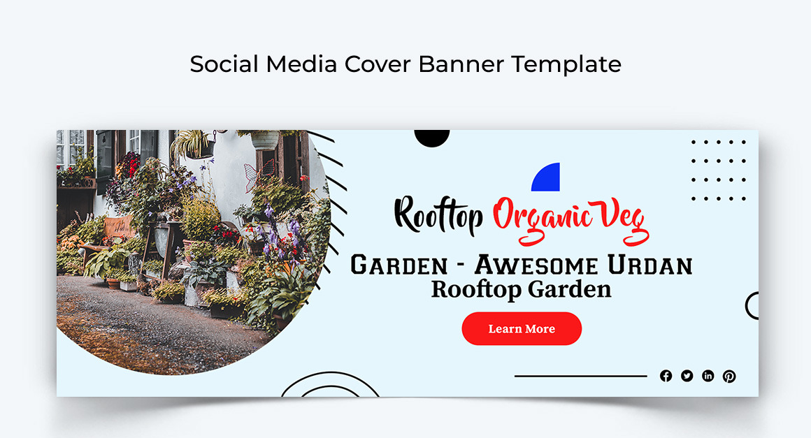 Home Gardening Facebook Cover Banner Design004