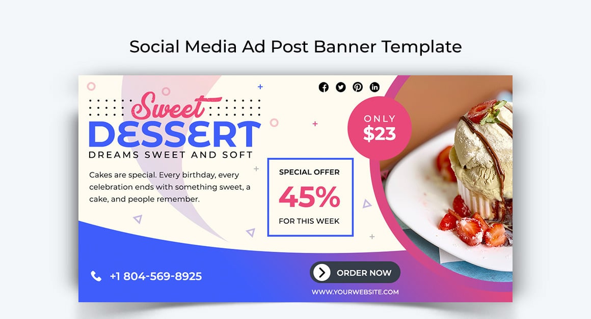 Customize 89+ Cake Banner Templates Online - Canva