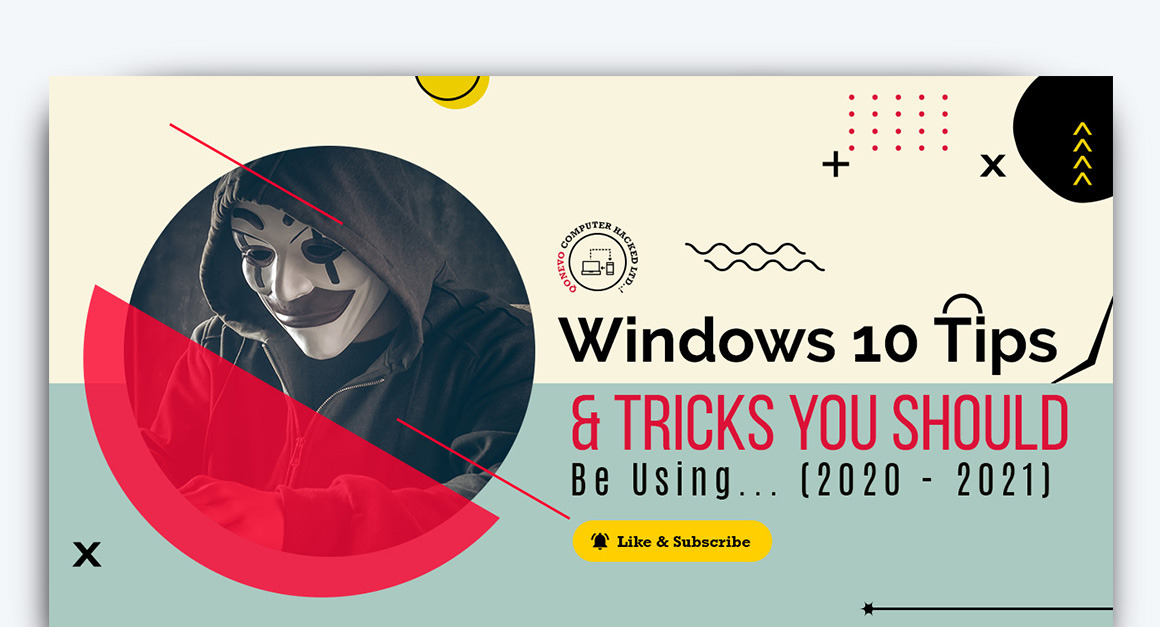 Computer Tricks and Hacking YouTube Thumbnail Design -12