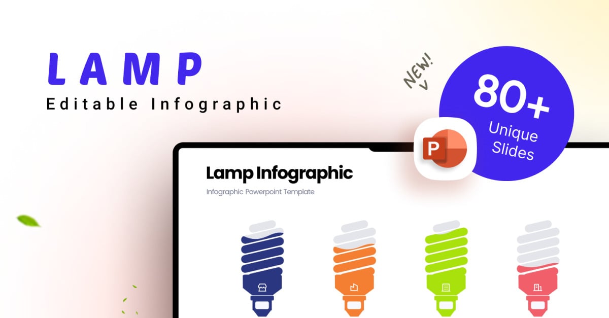 Lamp Business Infographic Presentation Template