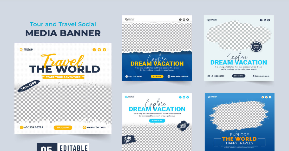 Vacation Planner Template Collection - TemplateMonster
