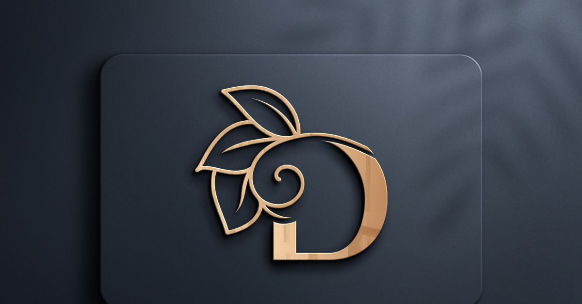 Letter D Monogram Beauty Logo design - TemplateMonster