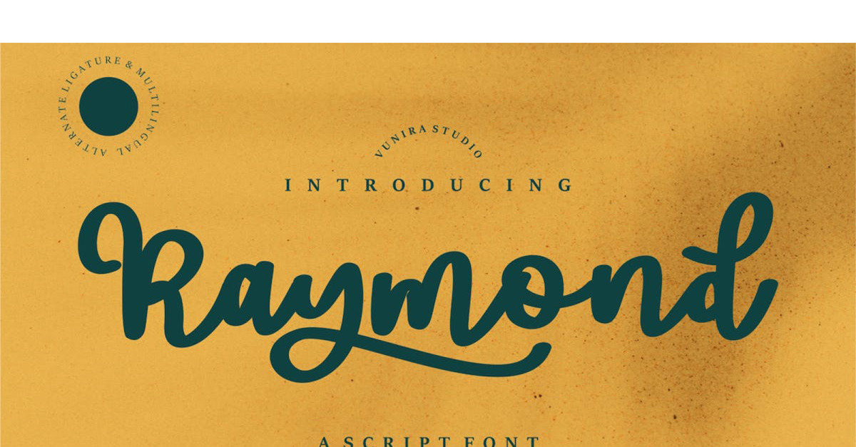 Raymond Script Fuente Raymond Script - Fuente Raymond Script