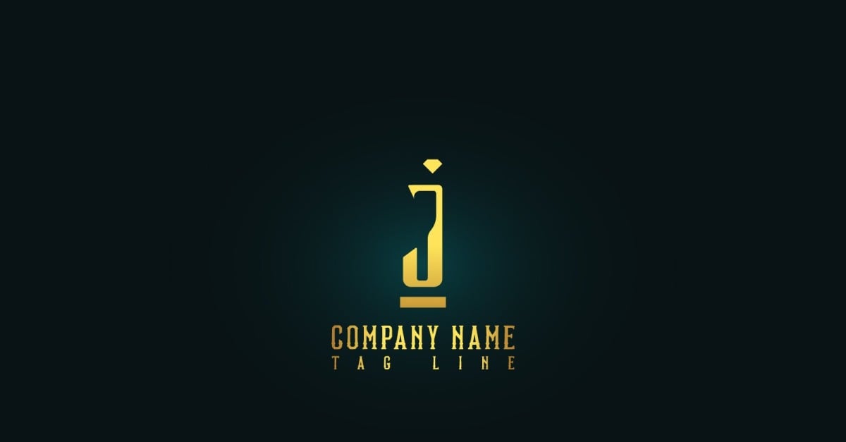 Luxury J Letter Logo Design #298892 - TemplateMonster