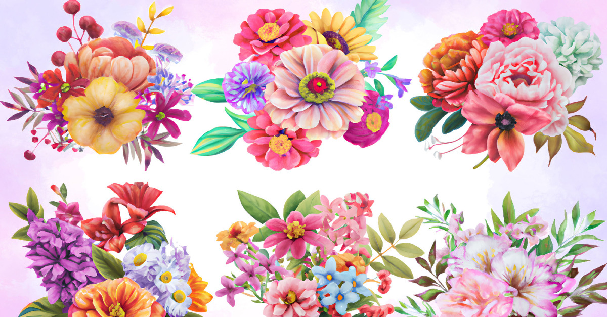 consecrate clipart of flowers