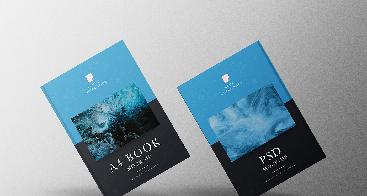 A4 Book Mockup PSD Template Vol 41 #299508 - TemplateMonster