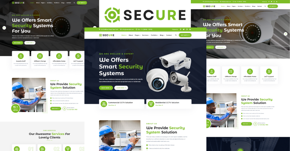 Secure - CCTV Security HTML5 Template