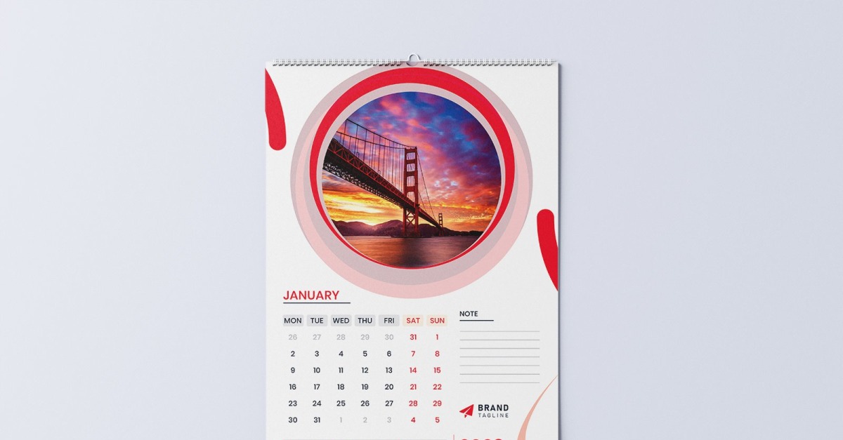 kolf Donder Diplomaat Digitale kalender 2023 Vector ontwerpsjablonen