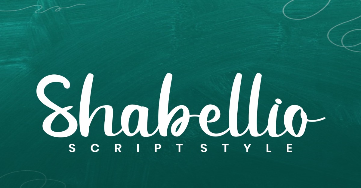Shabellio - Script Fuente moderna #300868 - TemplateMonster