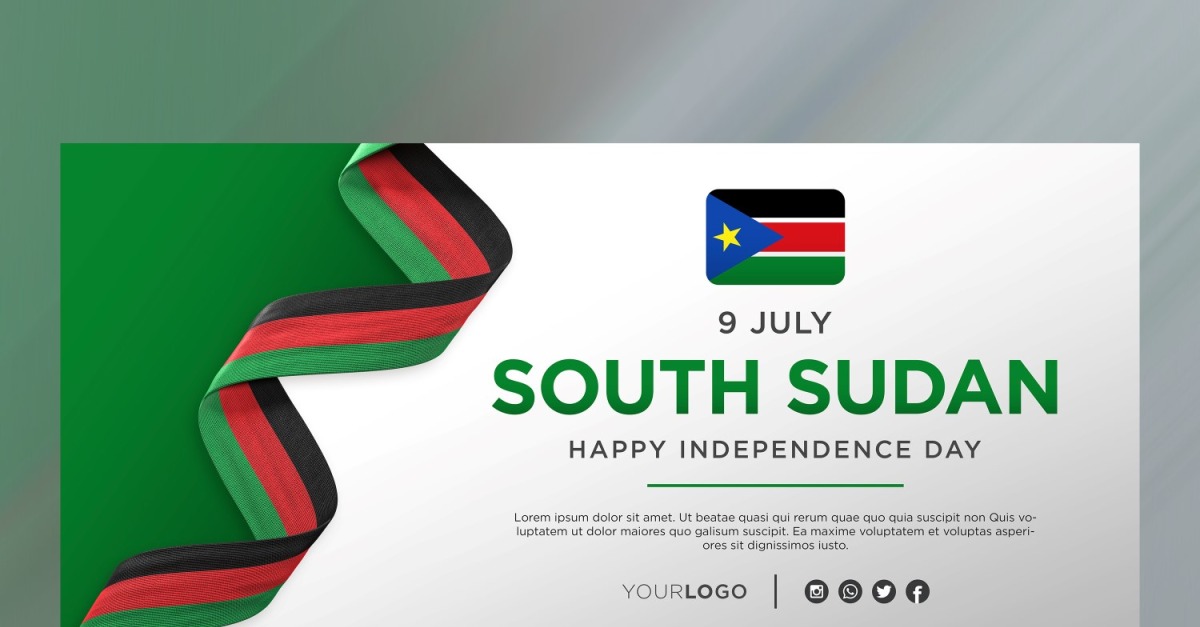 South Sudan National Independence Day Celebration Banner, National ...