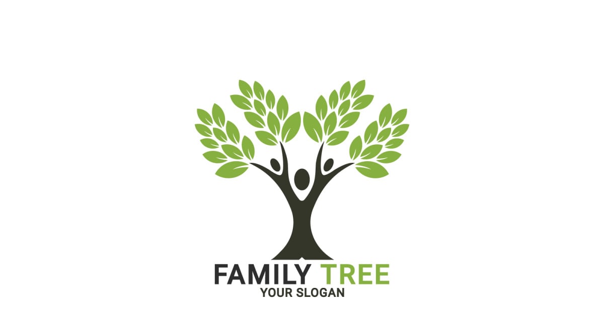 Global human tree vector logo design template. Green house logo concept.::  tasmeemME.com