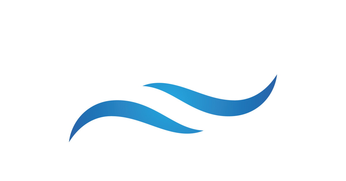 Wave vector illustration logo icon V9 - TemplateMonster