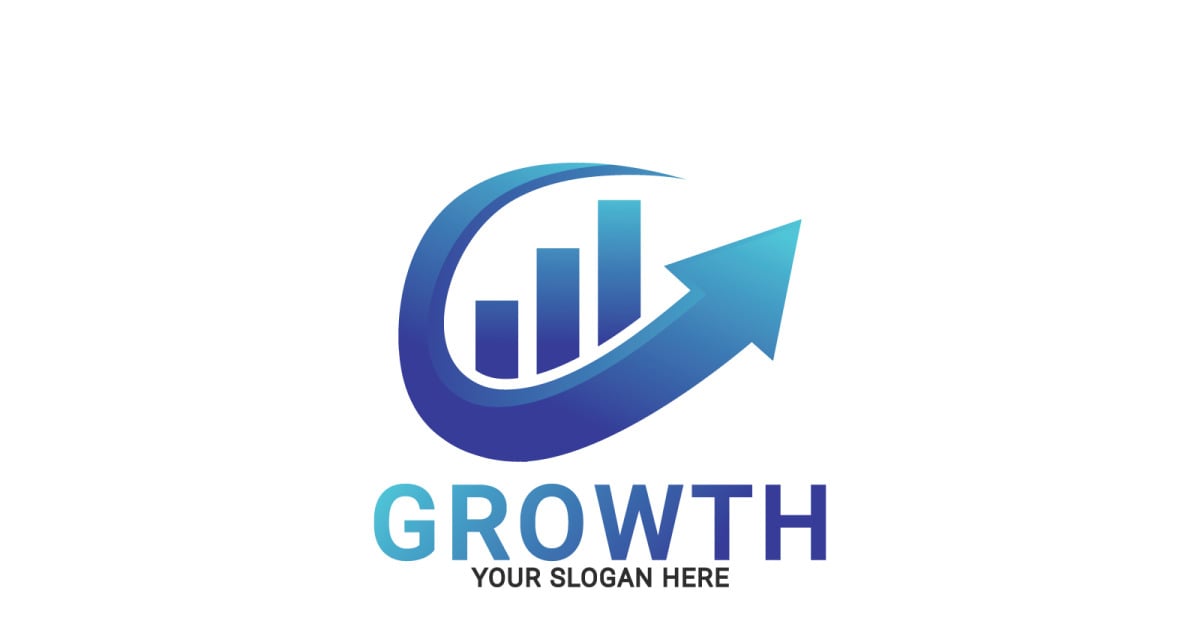 Business growth logo design 10065897 Vector Art at Vecteezy
