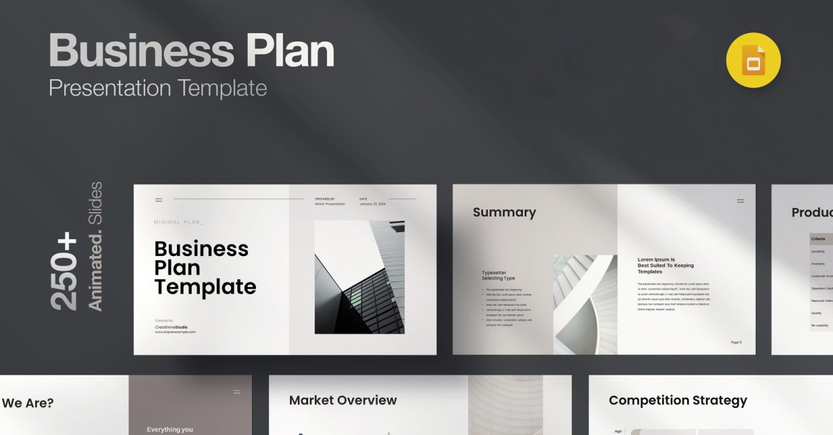 business plan template ppt 2020