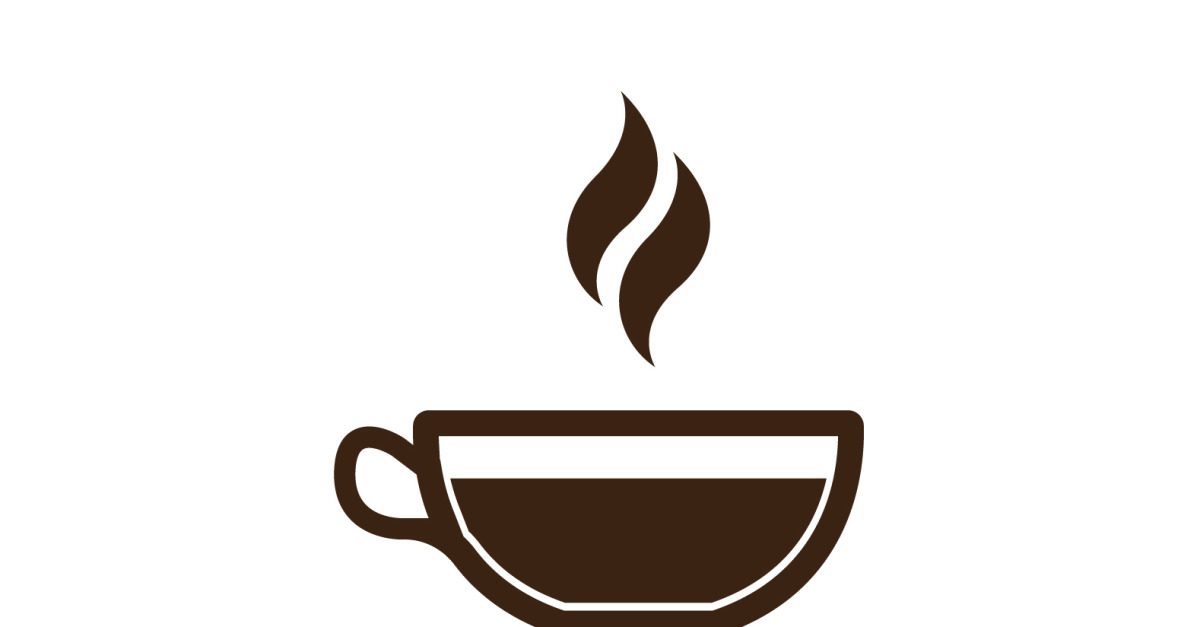 Tasse à café Logo café vecteur icône design V5