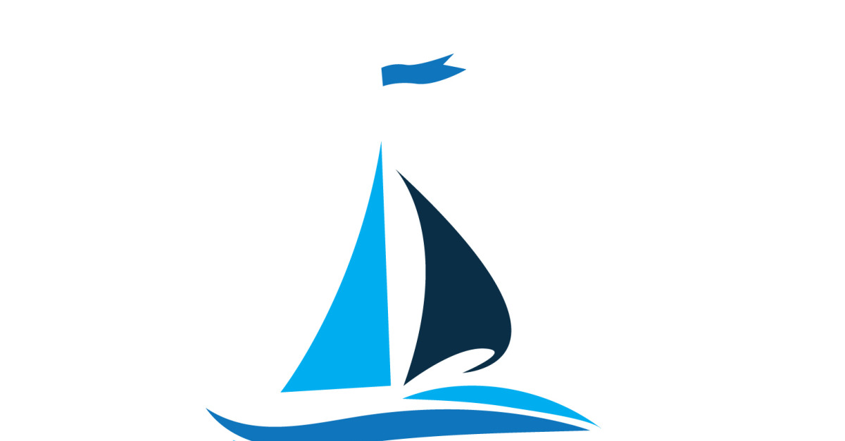 Ocean Cruise linear Ship Silhouette logo Vector 28