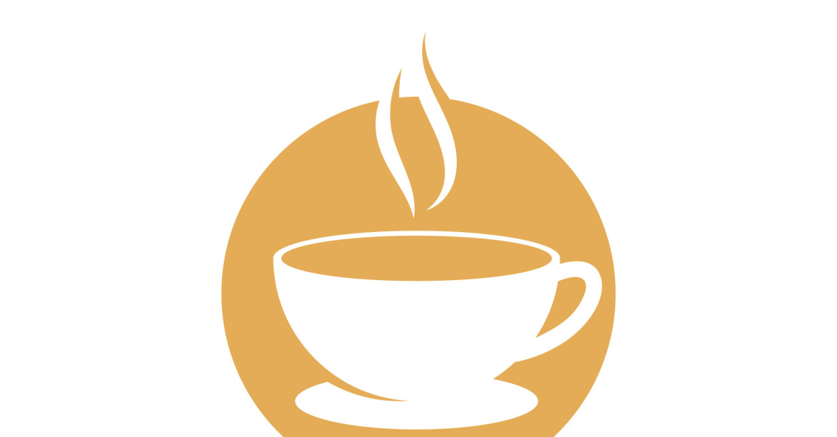 Coffee or tea cup logo design Royalty Free Vector Image