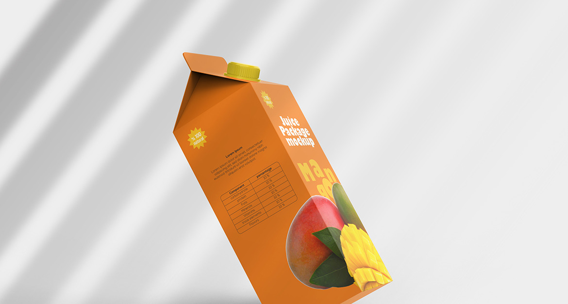 Juice Box Mockup Template Vol 03 #305415 - TemplateMonster