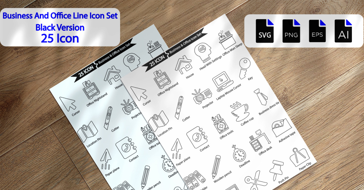 Premium Business And Office Icon Set - TemplateMonster