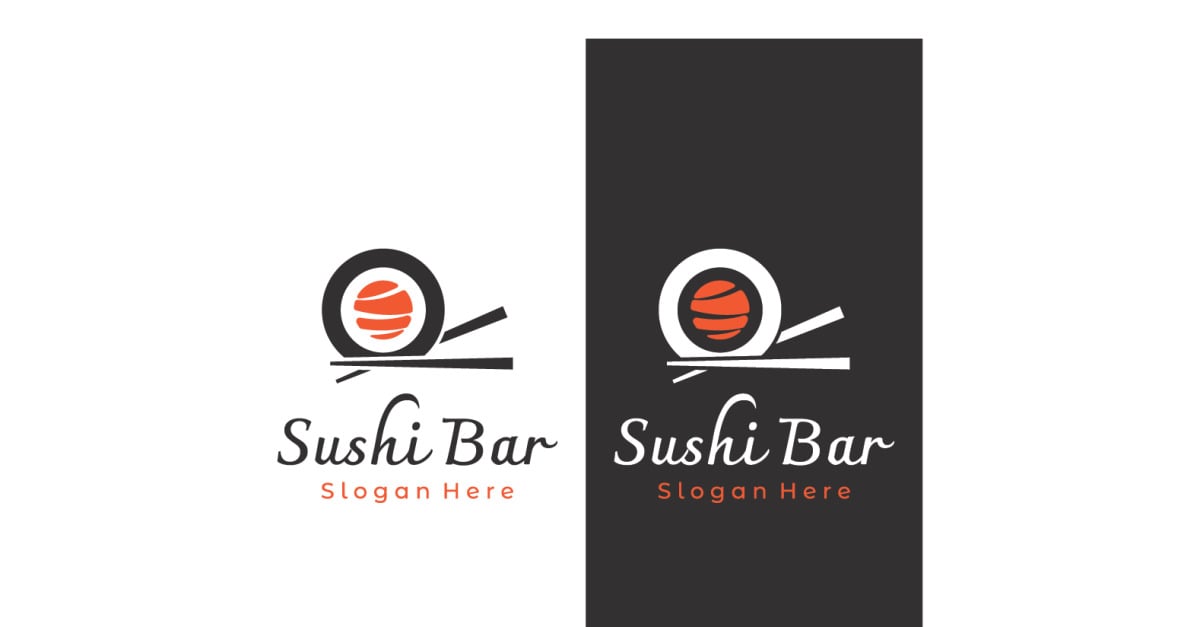 Sushi food japan logo vector 14 #307458 - TemplateMonster