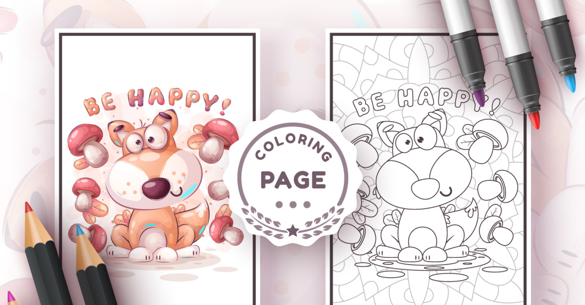 Raposas para colorir! –  – Desenhos para Colorir