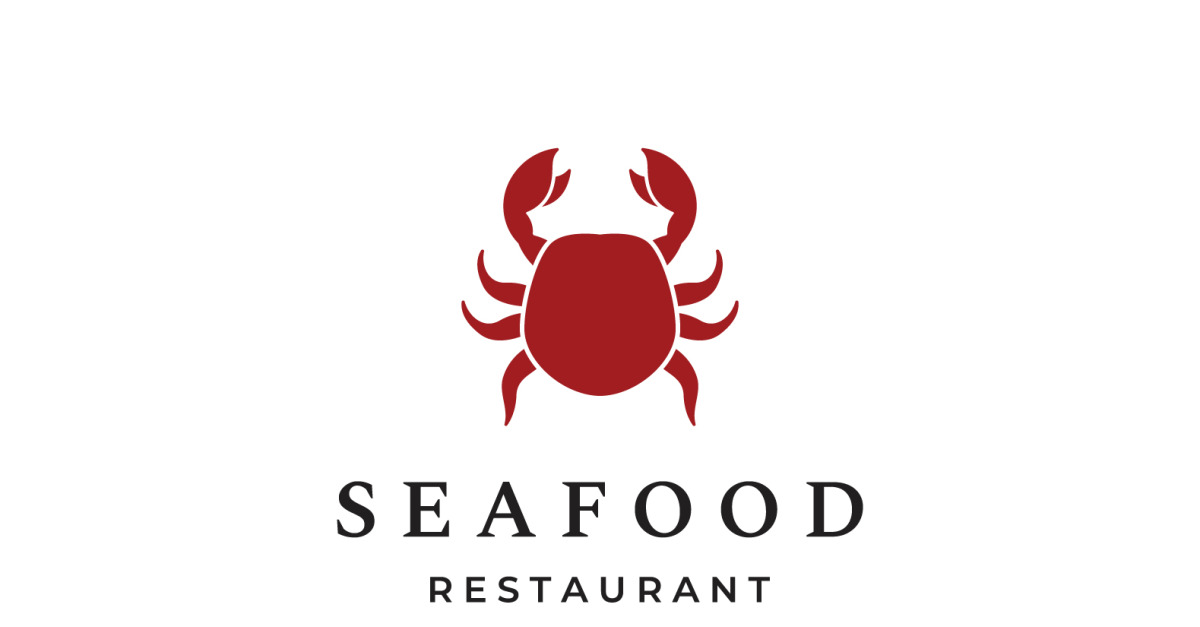 Seafood crab food fresh logo 1 #308059 - TemplateMonster