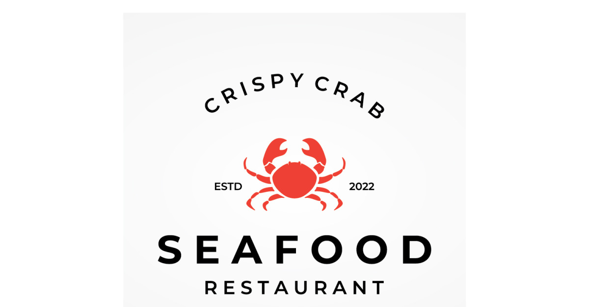 Seafood crab food fresh logo 2 308060 TemplateMonster