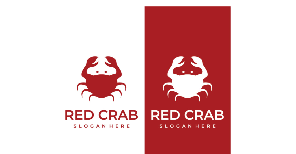 Seafood crab food fresh logo 9 #308067 - TemplateMonster