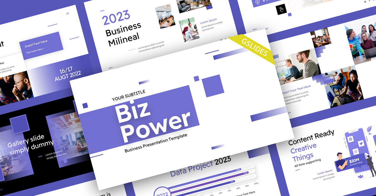 BizPower Professional Business Google Slides Template