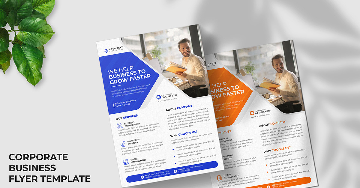 Modern Corporate Business Flyer Template and Marketing Agency Flyer ...