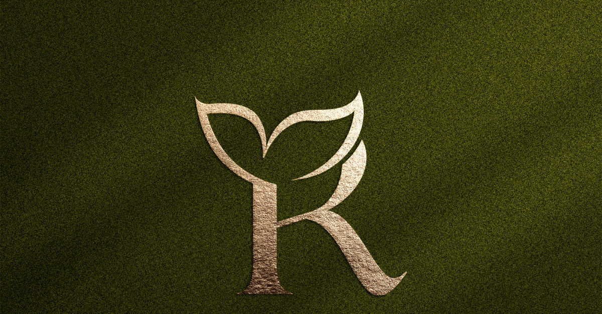 Floral Beauty Logo Leaf Natural Letter R - TemplateMonster