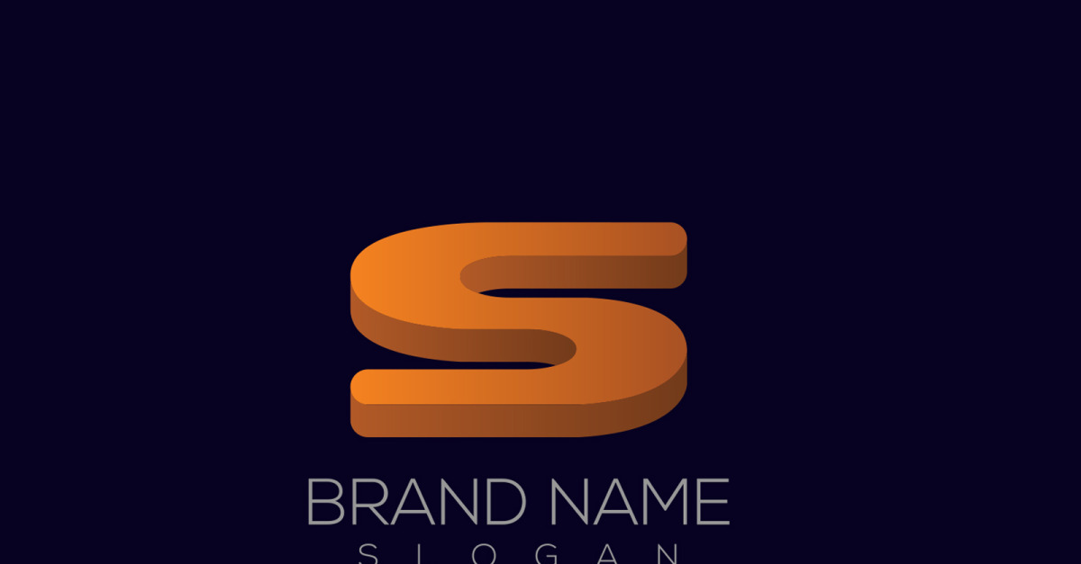 3D S Logo Vector | Premium 3D S Letter Vector Logo Design