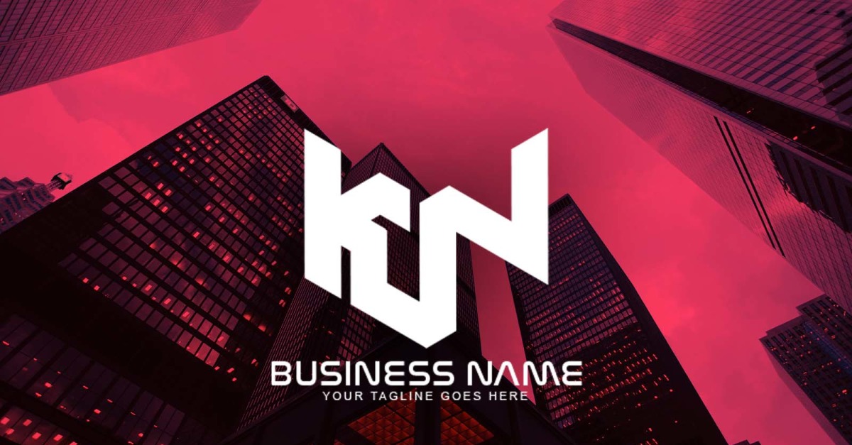 Learn Logo Design on Instagram: “👈 KN Grid by @ronnaus - ➡️  logocore.com/learnlogodesign - LINK IN BIO 👉 @le… | Learning logo, Letter  logo design, Logotype design