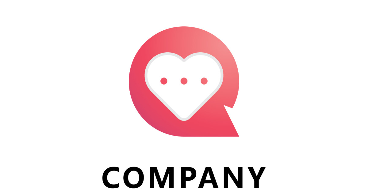 Heart logo template Love logo icon vector design V7