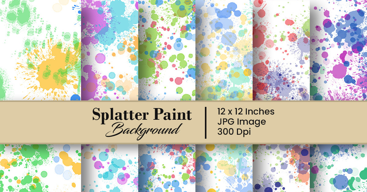 Abstract paint splatter texture background and grunge splatter digital ...