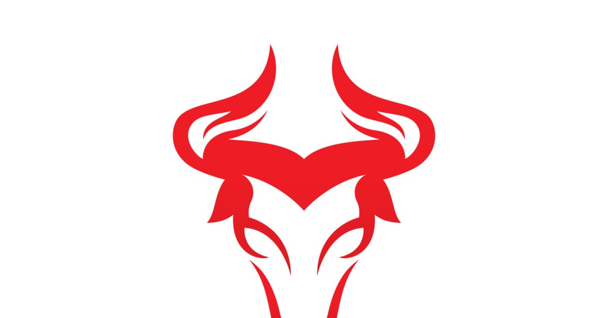 Bull Horn Logo Symbols Vector V1 #314427 - Templatemonster