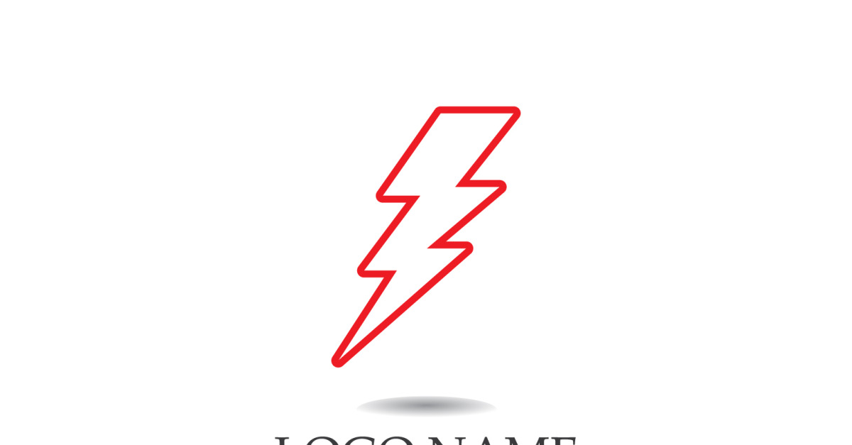 Rallo Vector Thunderbolt lightning flash, power logo vector v18
