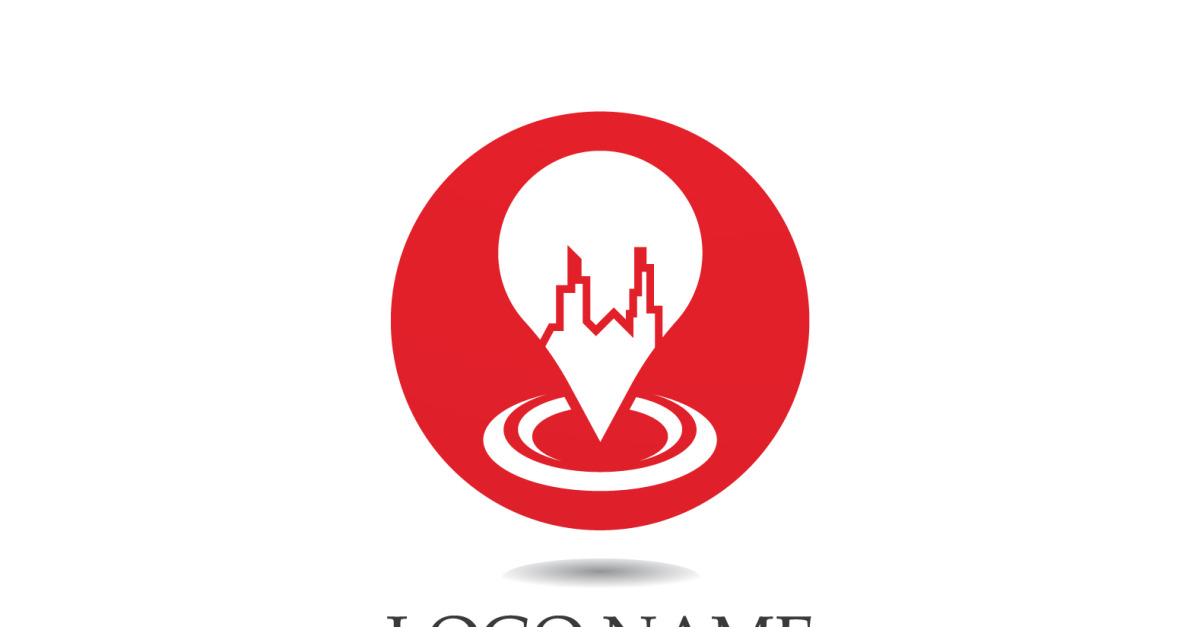 Map location logo and symbol vector v12 - TemplateMonster