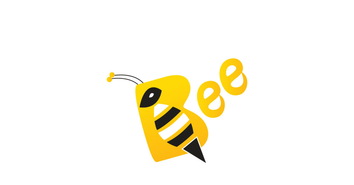 Bee Logo Template Design - Letter B #317524 - TemplateMonster