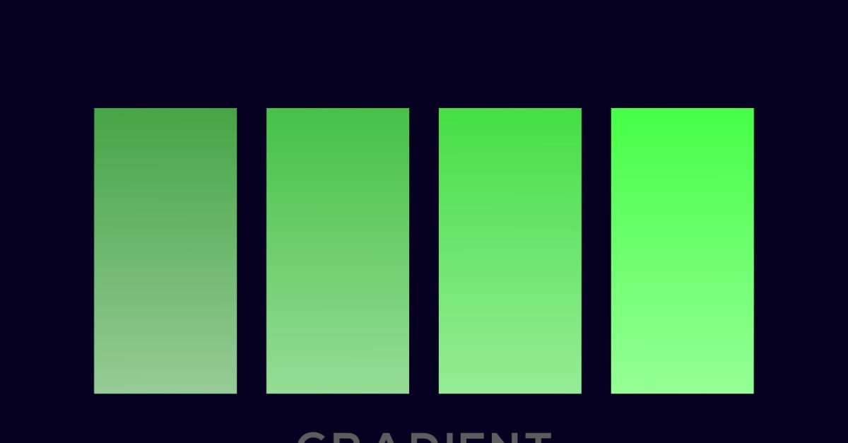 Green Gradient Background Vector Set - TemplateMonster