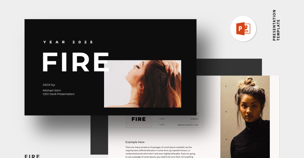 Fire Proposal Presentation #319014 - TemplateMonster