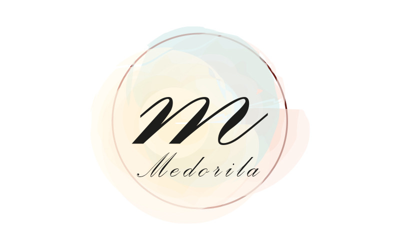 Letter M Monogram Beauty Logo Design - TemplateMonster