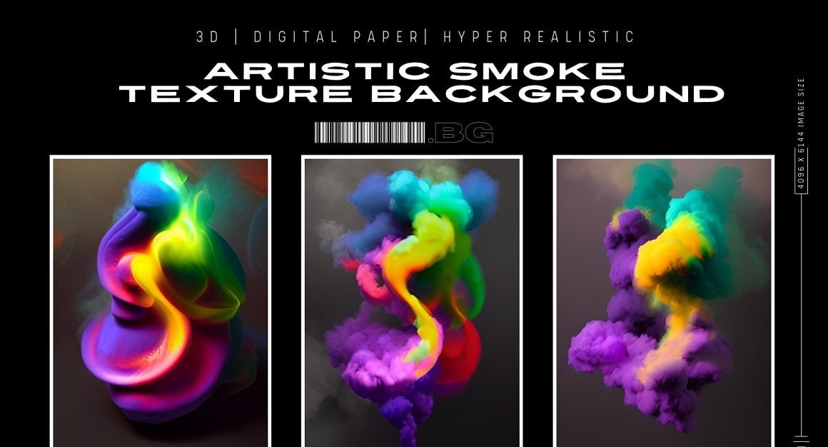 Artistic Painted Smoke Texture Background - TemplateMonster