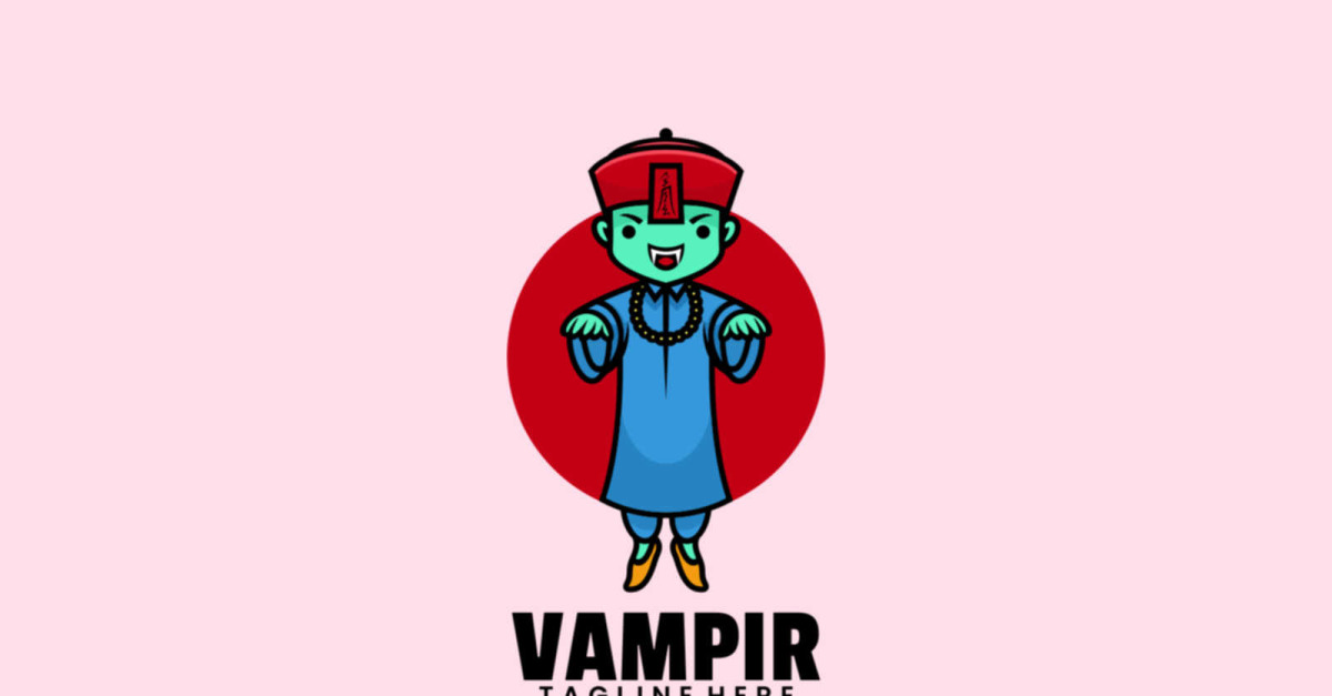 Vampiro Mascote Desenho Logotipo #324095 - TemplateMonster