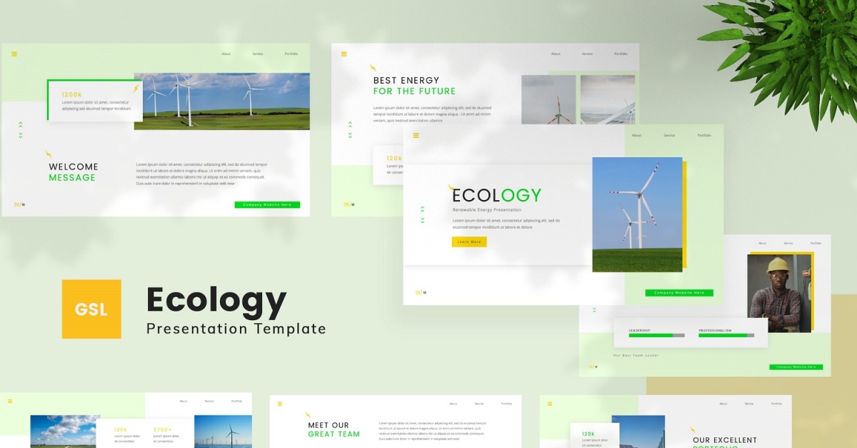 Ecology — Renewable Energy Google Slides Template